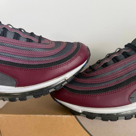 Nike Air Max 97 Burgundy/Royal Blue Men Sneakers - SZ 11 main image 5